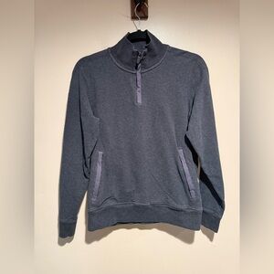 Mack Weldon Gray Atlas 1/4 Zip Pullover Sweater men’s small